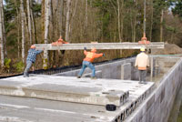 Image 2 of concrete water detention vault installed by Foundation Specialists concrete contractor in Washington State