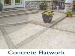 Foundation Specialists LLC sample of custom concrete flatwork in Washington State