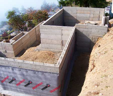 Image of a custom residential concrete foundation installed by Foundation Specialists LLC in Tacoma Washington