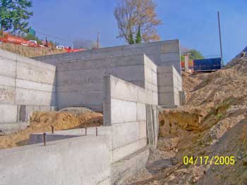 Image of a custom residential concrete foundation installed by Foundation Specialists LLC in Seattle Washington